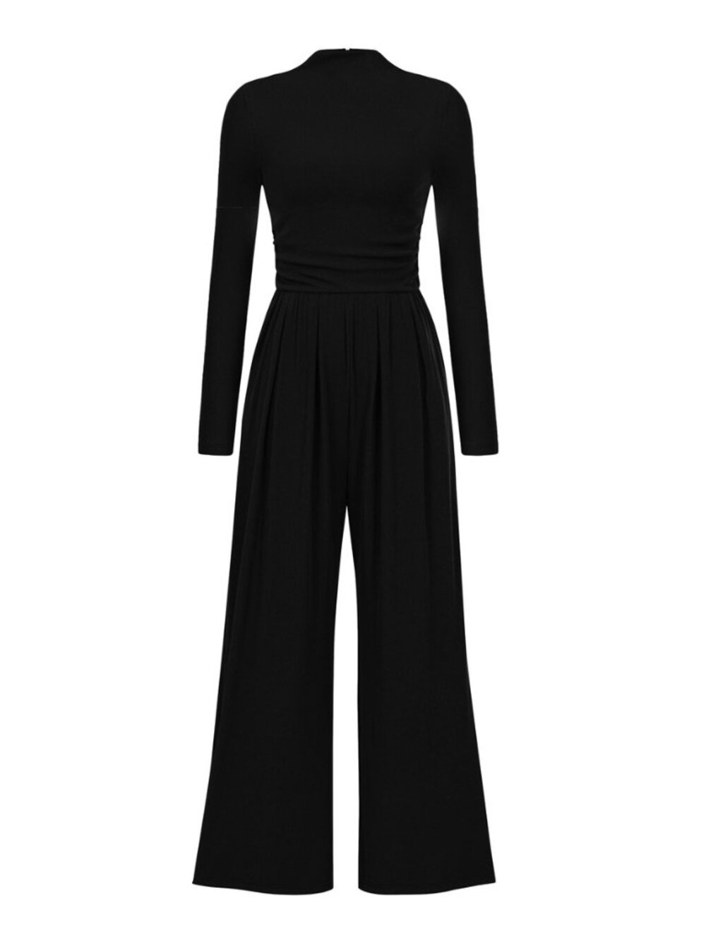 Long Sleeve Wide Leg Jumpsuits for Women Fall Travel Outfits
